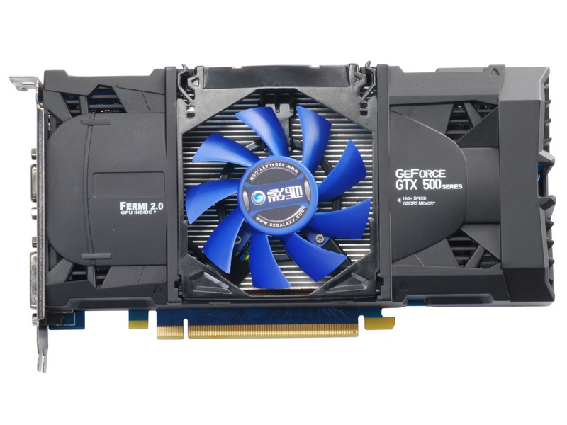 影驰GTX550Ti大将版 正面