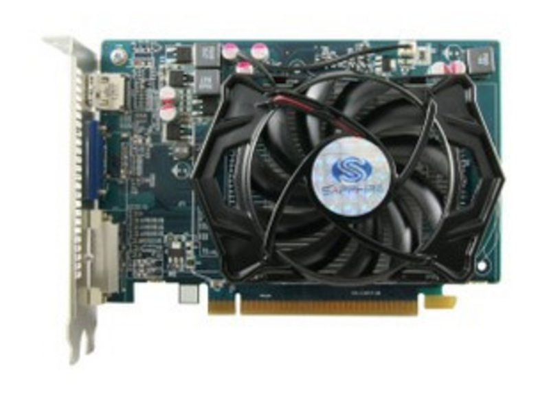 蓝宝石HD6570 512M DDR3 白金版 正面