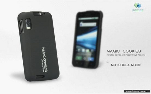 邦克仕(Benks)MOTOROLA MB860专用保护壳Magic Cookies系列