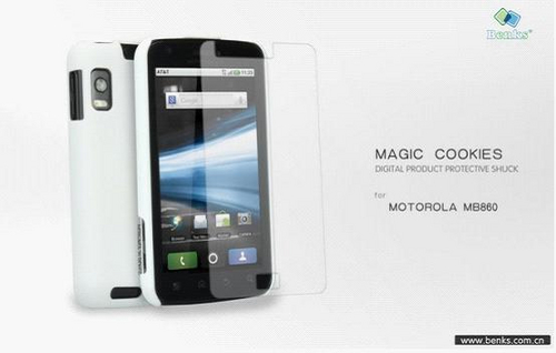 邦克仕(Benks)MOTOROLA MB860专用保护壳Magic Cookies系列