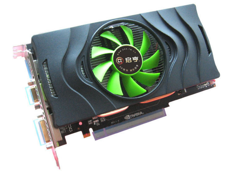 启亨GTX550Ti 1GBD5战神版 正面