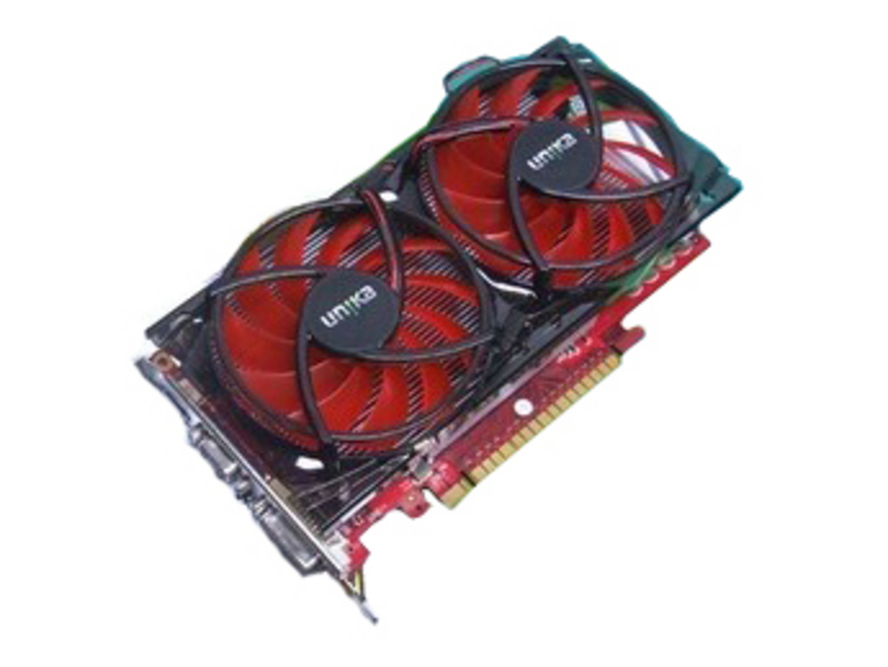 双敏速配2 GTX550Ti DDR5大牛版 正面