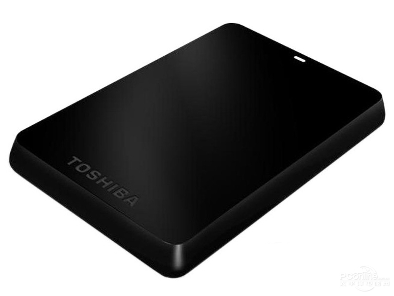 东芝黑甲虫 USB3.0 750G斜放