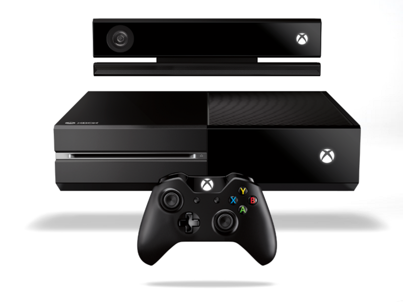 微软Xbox One家庭娱乐版 前视