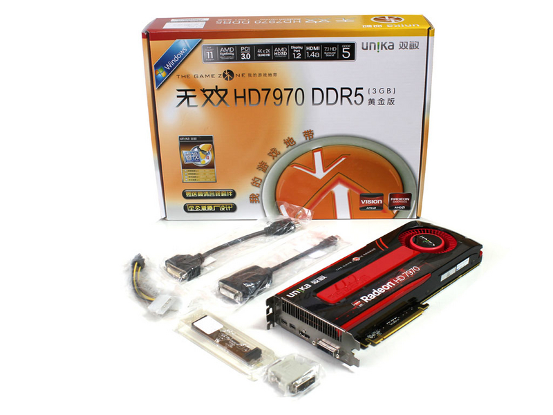 双敏无双HD7970(3G)DDR5黄金版