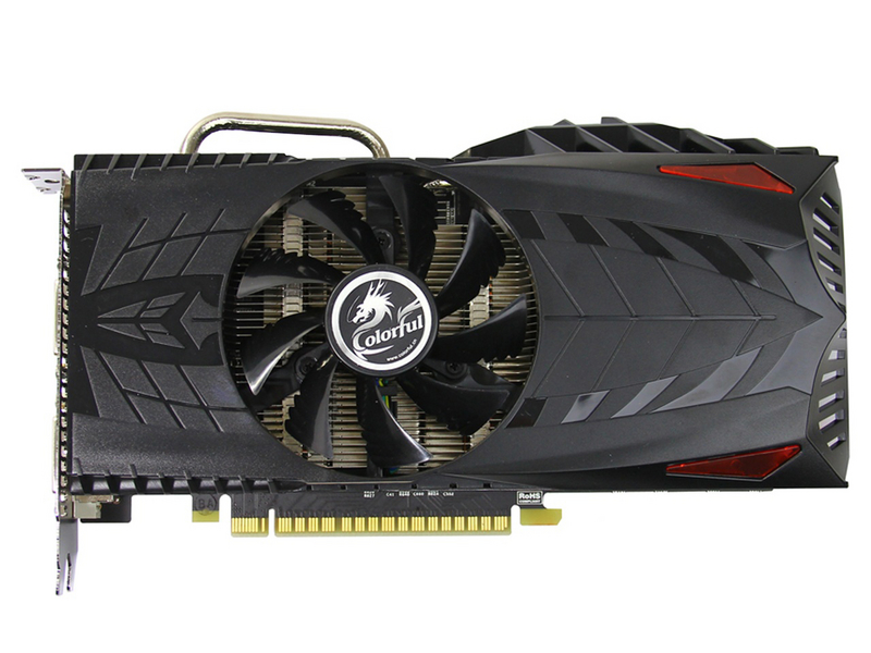 七彩虹GTX550Ti 雷暴鲨 D5 768M 正面