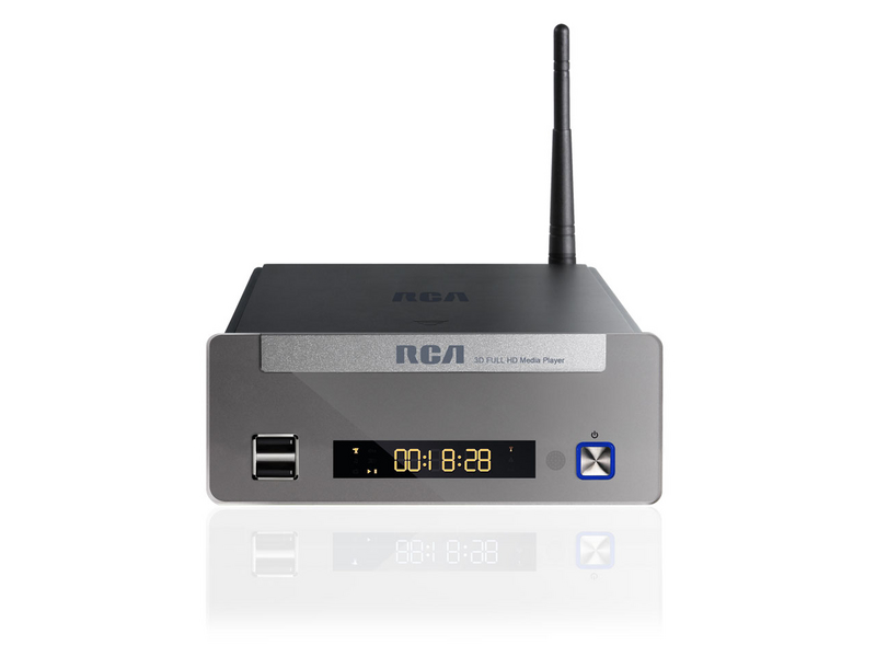 RCA 860 3D蓝光网络高清播放器 前视