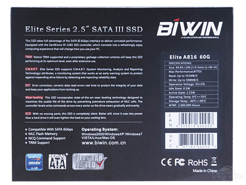 BIWIN Elite A816--60G