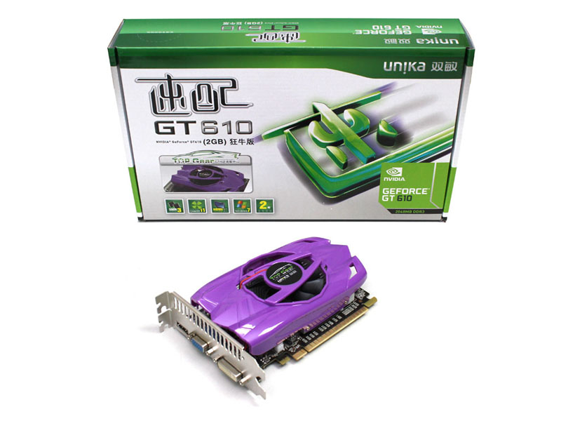 双敏速配GT610(2GB)狂牛版