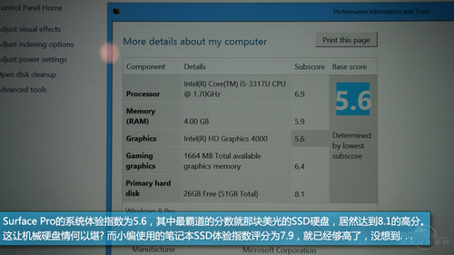 微软Surface Pro(128G)中文版