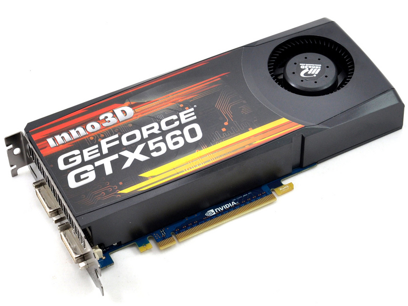 映众GTX560SE海外版45度正面