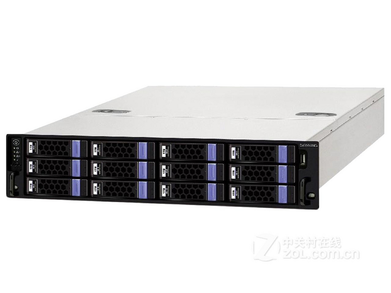 中科曙光天阔I620r-G(Xeon E5606/4GB/9×300GB/2×SAS卡) 图片1