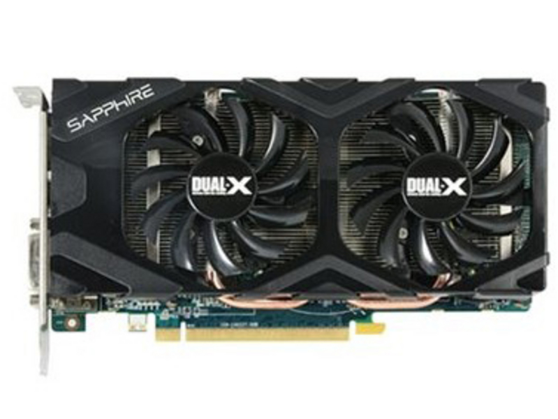 蓝宝石HD7850 2G GDDR5 白金版 正面