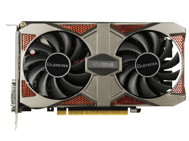 丽台GTX650 2G GDDR5正面