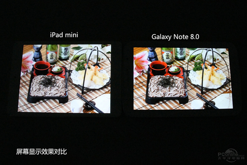 苹果iPad Mini(64G/WiFi版)对比galaxy note 8.0