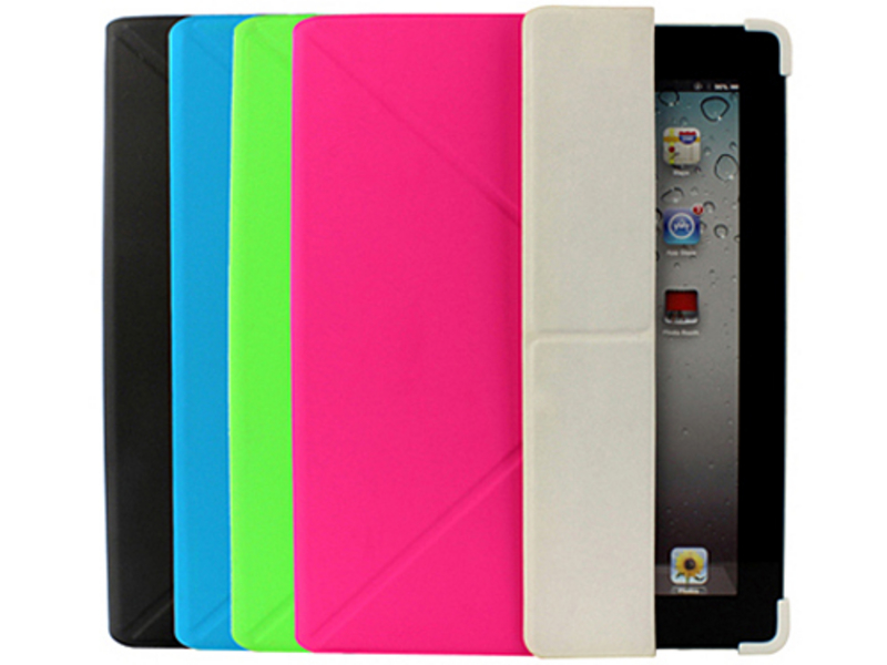 Reflying RK320 iPad3 折叠多功能折叠保护套PU材质 图片