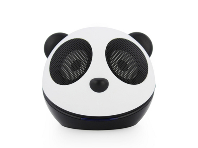 Reflying RX053 3.5接口可爱熊猫桌面小音箱正面