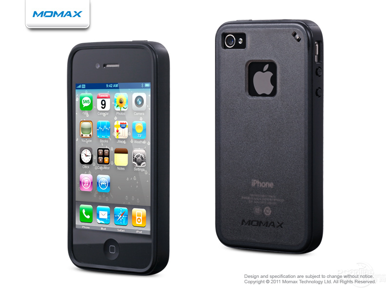 MOMAXĦʿ Apple iPhone 4S/4 Ӳ˫ɫͼ