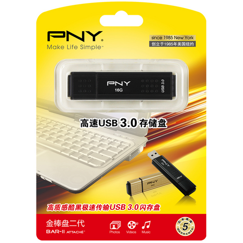 PNY 金棒2代酷黑版 16G