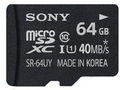 索尼 UHS-1 SDXC SR-64UY(64GB)