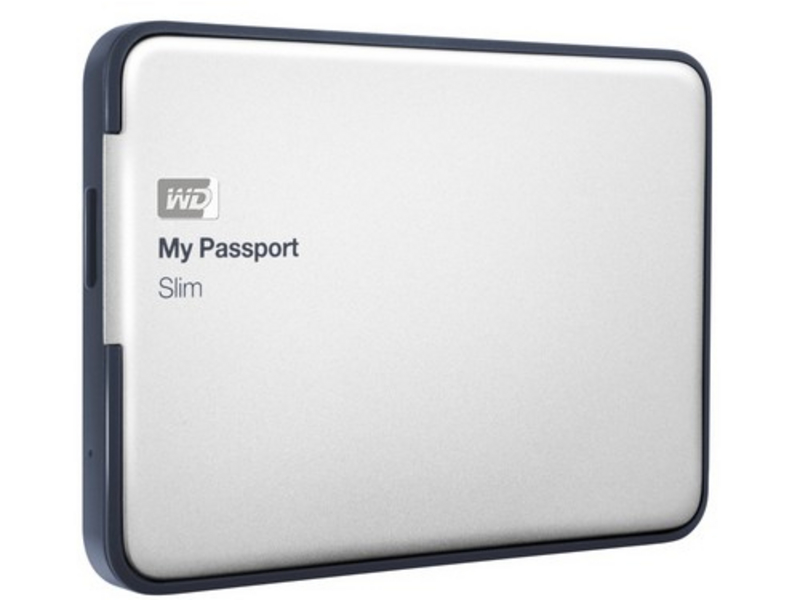 西部数据My Passport Slim 1TB正面