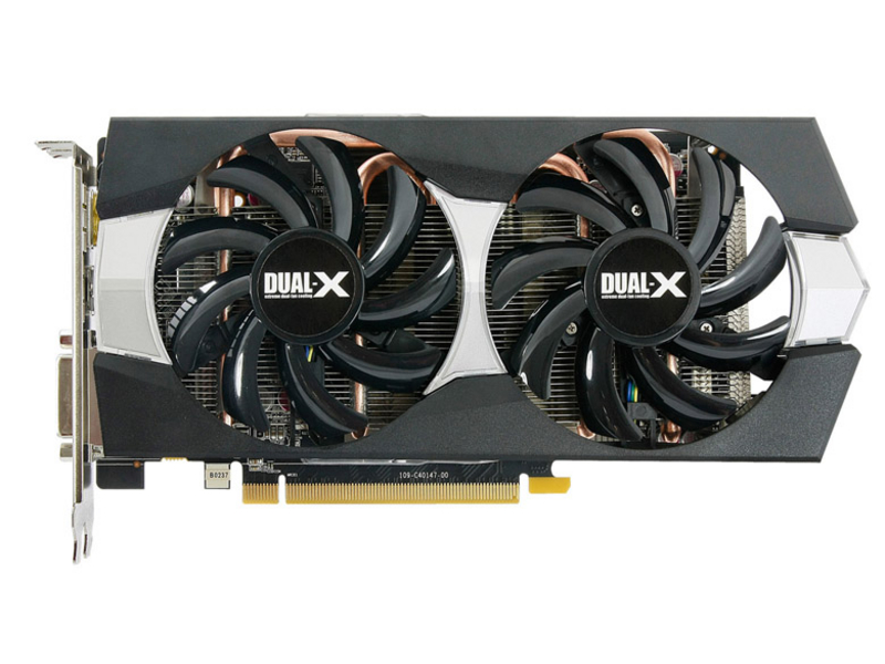 蓝宝石 Dual-X R9 270X 4GB 正面