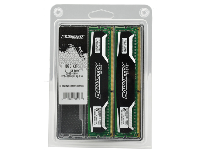 CrucialӢDDR3 1600 8G(BLS2KIT4G3D1609DS1S00)ͼ