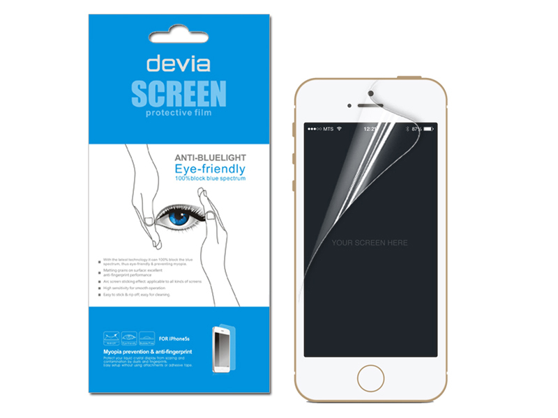 devia iPhone5/5c/5s防蓝光护眼保护膜 图片