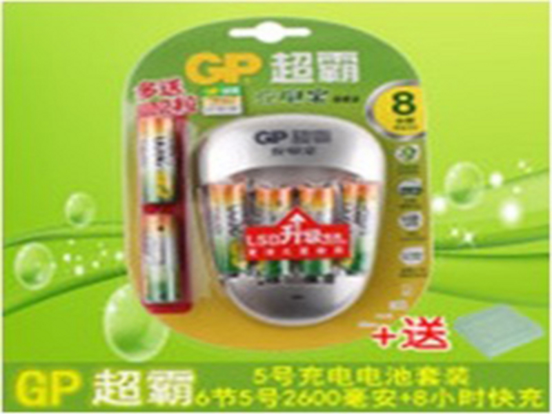 GP超霸 充电宝超霸充电电池5号6粒装 图片