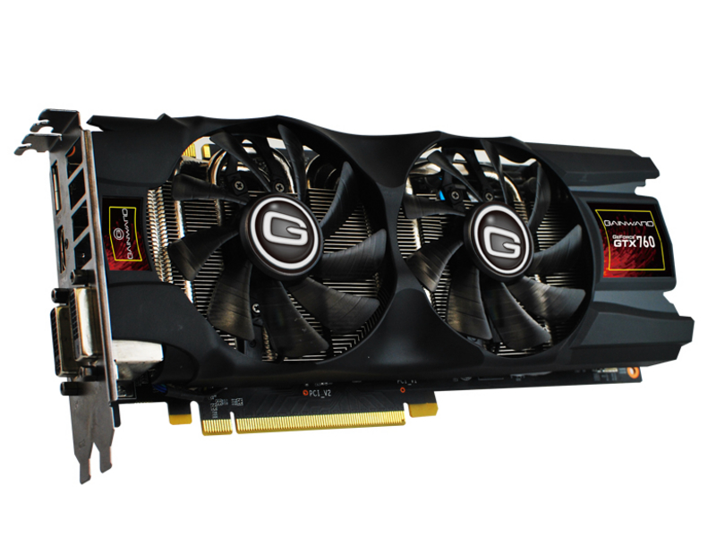 耕升GTX760赵云45度正面