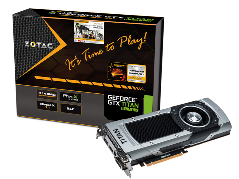 索泰GTX TITAN BLACK 极速版 HA     