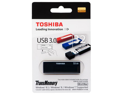 东芝标闪 TransMemory USB3.0 32G 黑