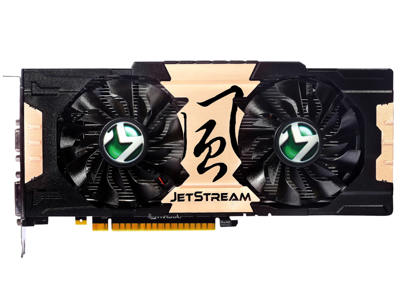 铭瑄GTX750TI JetStream 正面