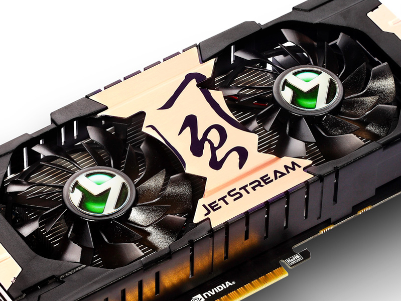 铭瑄GTX750 JetStream散热风扇