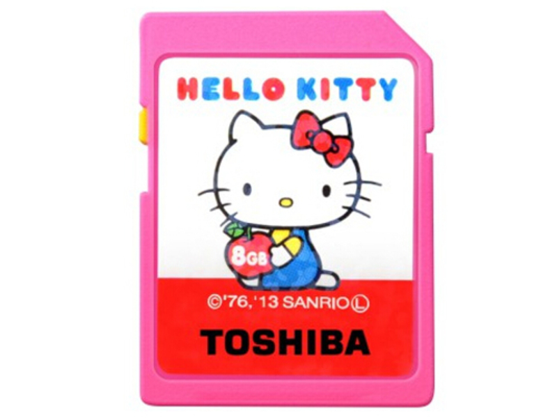东芝Hello Kitty版SDHC Class10(8GB)图1