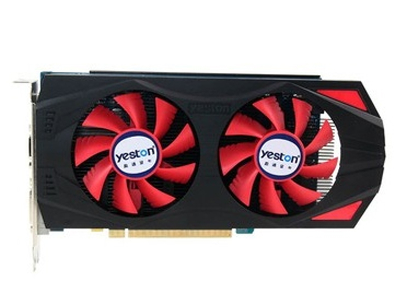 盈通R7 260X 1GD5极速版 正面