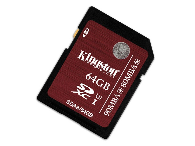 金士顿UHS-I U3 SD卡 64GB