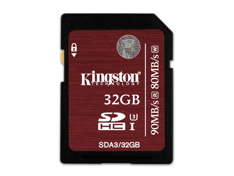 金士顿UHS-I U3 SD卡 32GB