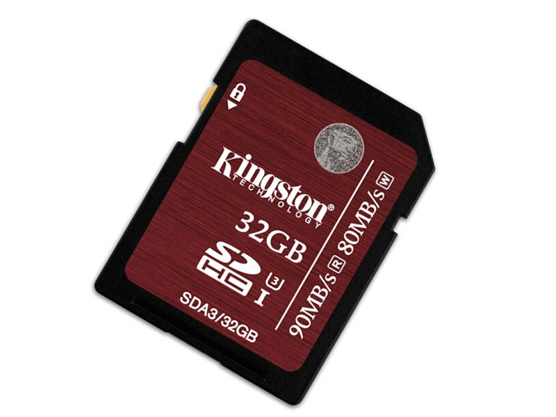 金士顿UHS-I U3 SD卡 32GB效果图