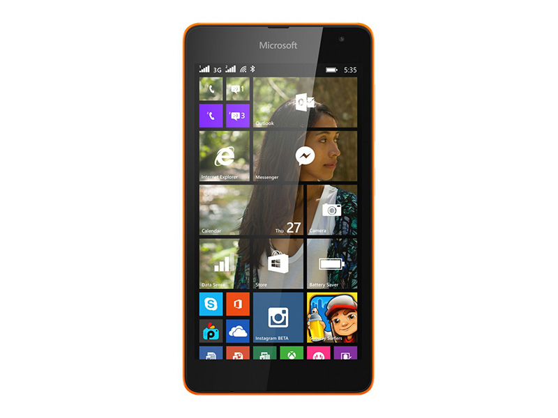 微软Lumia 535 前视