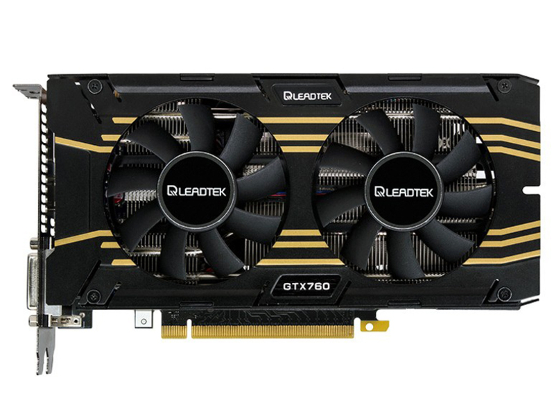 丽台GTX760 OC-4G 正面