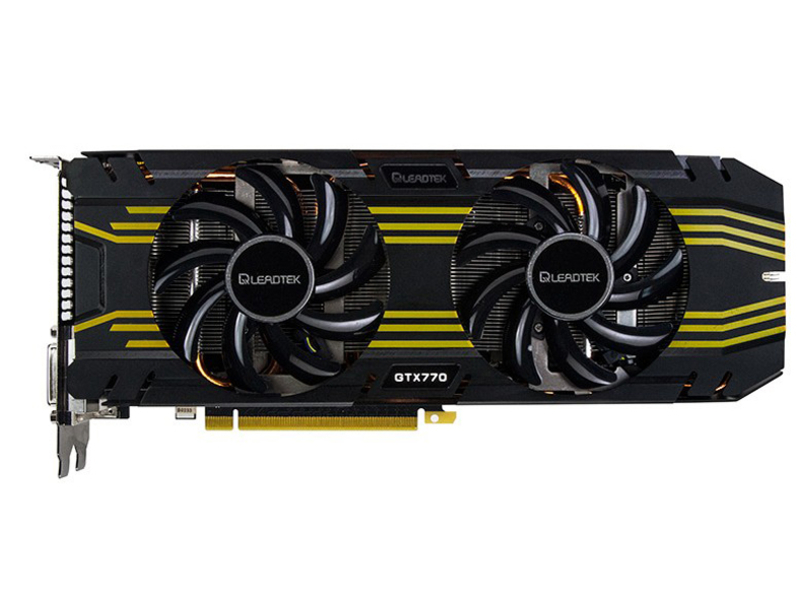 丽台GTX770OC-4G正面