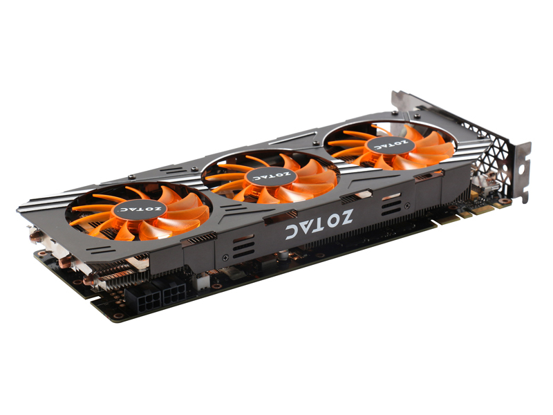 索泰GTX980-4GD5 AMP HA 45度正面