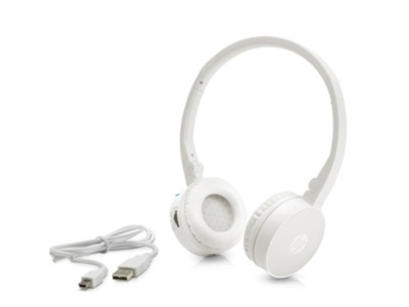 惠普H7000蓝牙耳机白色 外观