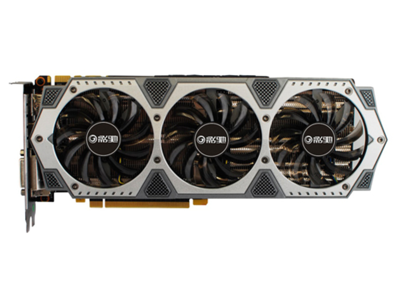 影驰GTX970骨灰黑将 正面