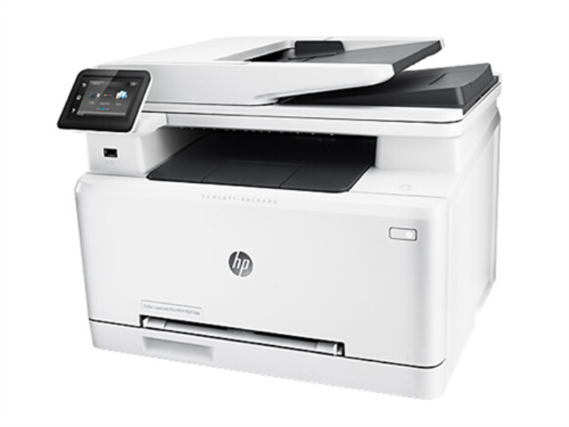 惠普HP Color LaserJet Pro MFP M277dw45度前视