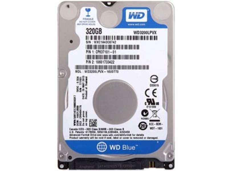 西部数据 蓝盘 320GB(WD3200LPVX) 图片1