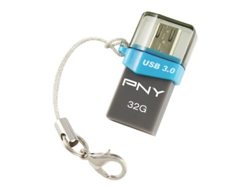 PNY双接头手机U盘OU3 32GB 正面