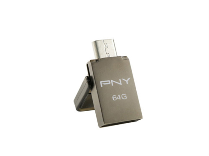 PNY多功能手机U盘(OU5) 64GB 正面