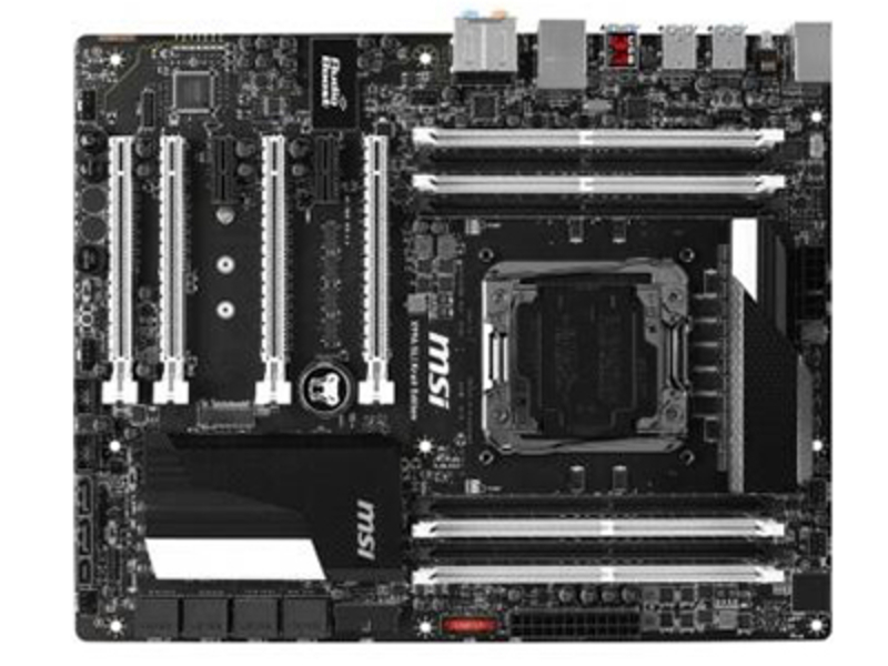 微星X99A SLI KRAIT EDITION 正面